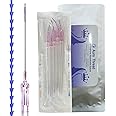 Pdo Thread For Face Lift/Whole Body Lift Fishbone Pdo Threads/Cog Threads Face Lift Blunt L-Type 18G 100MM Thread(20pieces)(Fishbone L (tip) 18G 100MM)