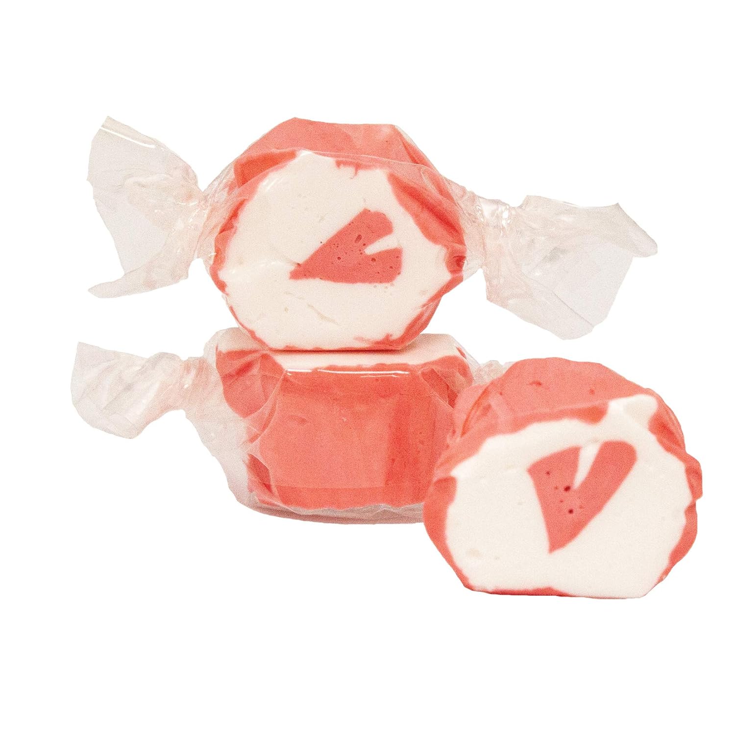 Taffy Town Valentines Hearts (Cinnamon) Salt Water Taffy