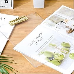 Moocci Thick Acrylic Clear Clipboards Cute