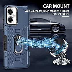 EUAGVQY for Xiaomi Redmi Note 12 Poco X5 Case,Heavy