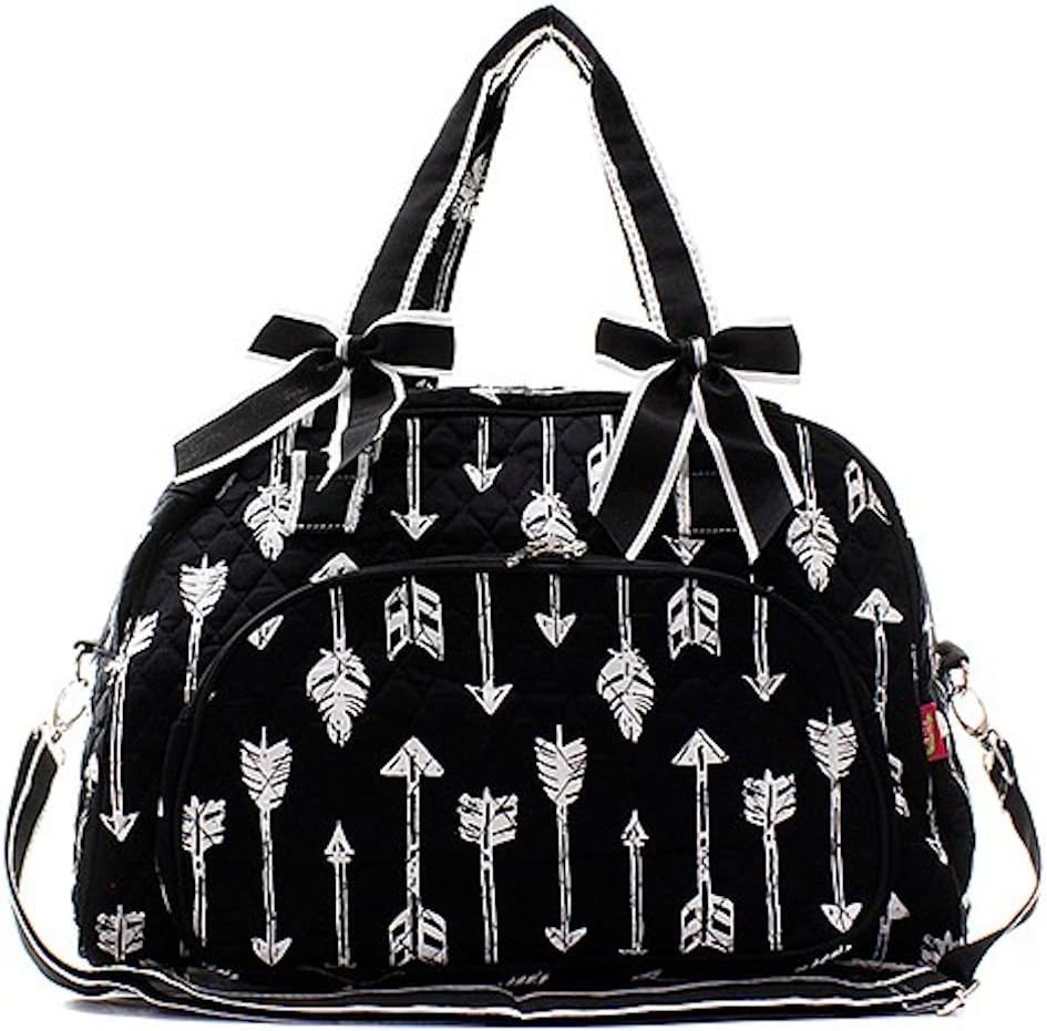 quilted weekender duffle bag