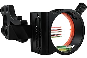 Dead Ringer 4-5 Pen Bow Sight | Aluminum Frame Sight with Light and Glow in The Dark Top Pen