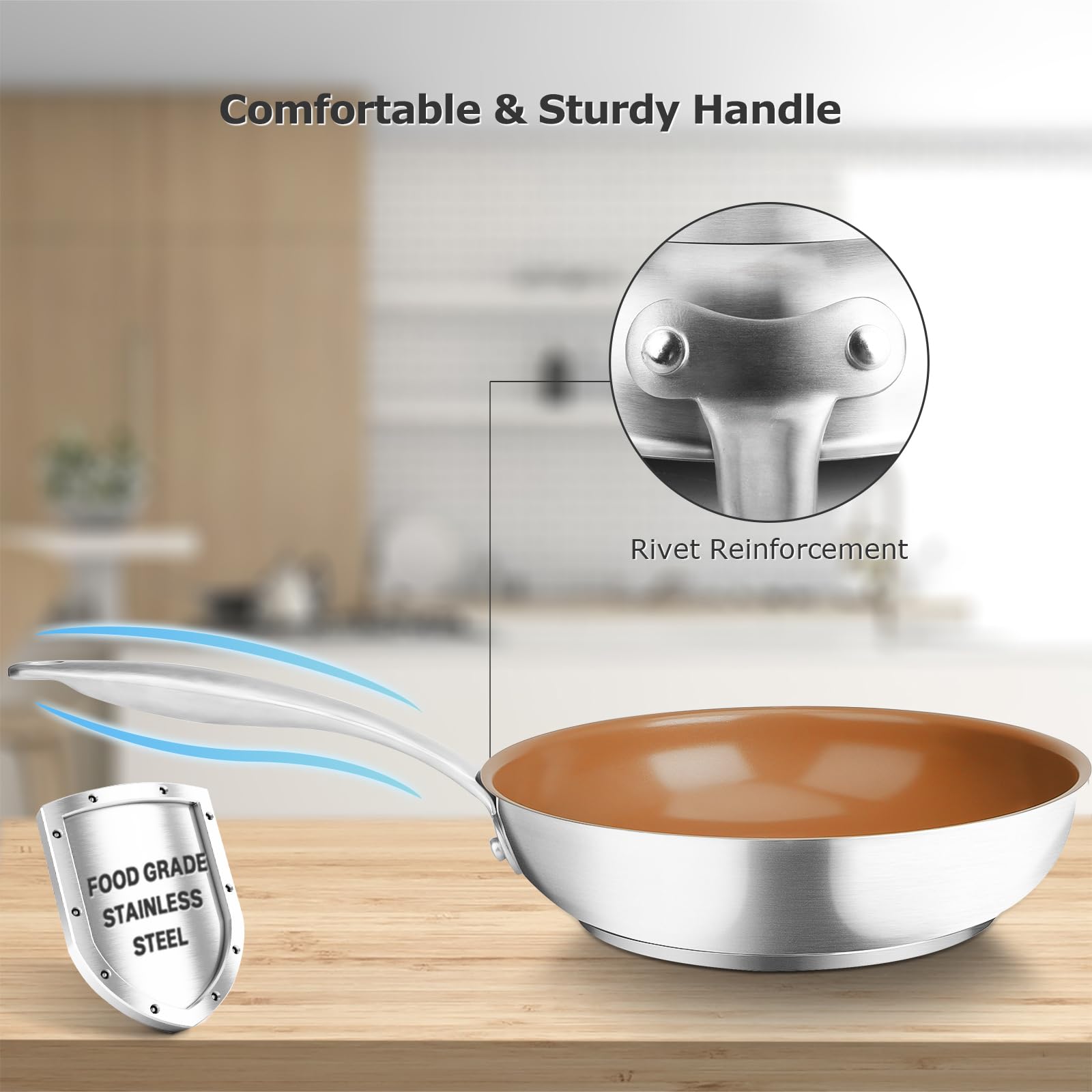 duxtop Ceramic Nonstick Frying Pan 8