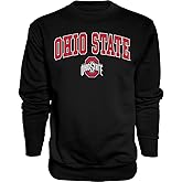 Blue 84 NCAA mens Crewneck Sweatshirt Black Arching Over