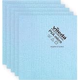 Vileda Professional | PVA Microfiber Cloth | All Purpose Cleaning Shammy | Synthetic Chamois Towel | Smooth &amp; Absorbent Materials | 5 Pack Blue