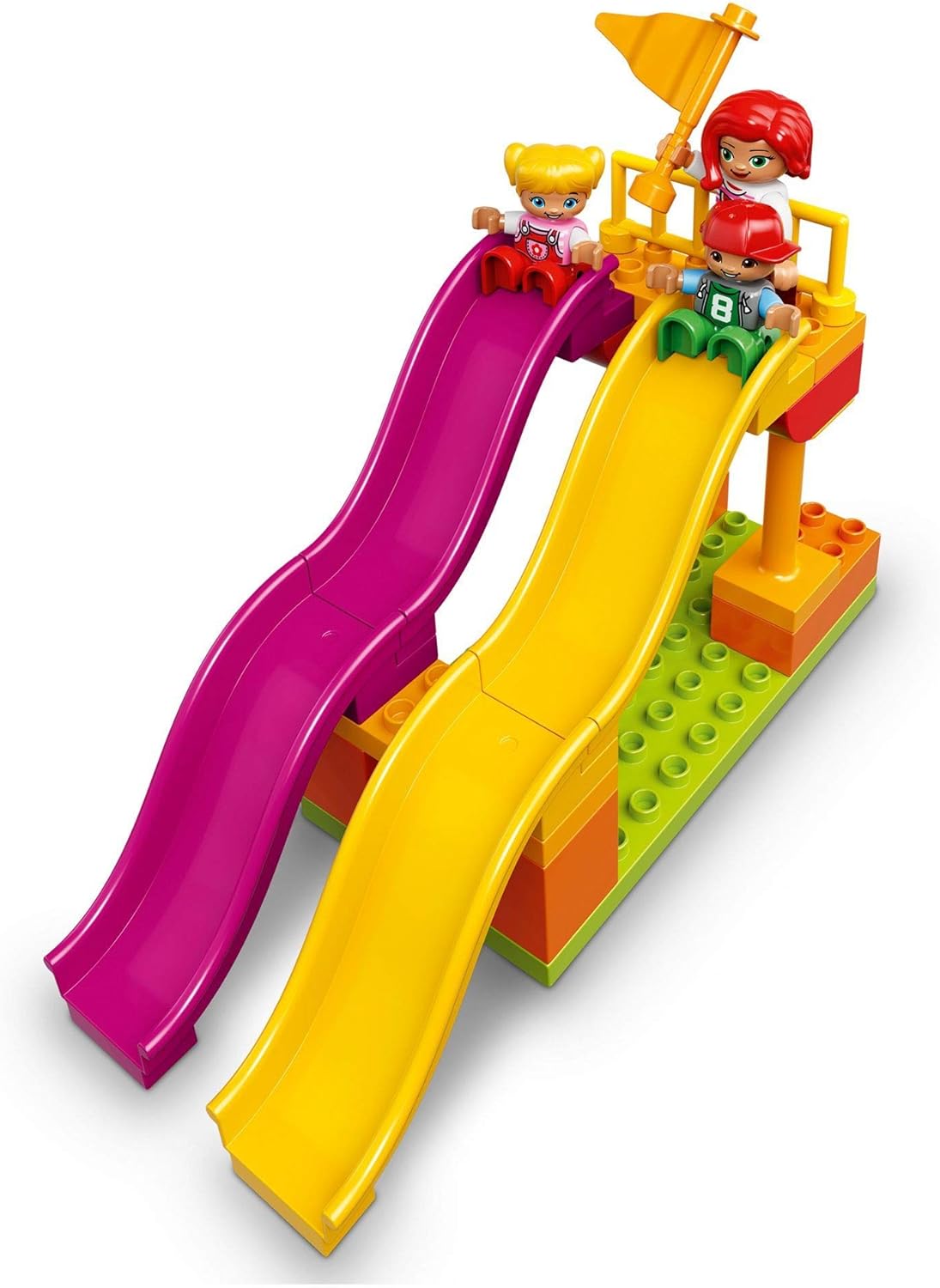 LEGO DUPLO Town Big Fair 10840 Role Play and Learning Building Blocks Set for Toddlers Including a Ferris Wheel, Carousel, and Amusement Park (106 pieces): Toys & Games