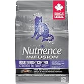 Nutrience Infusion Adult Weight Control Cat Food, Canadian Chicken, 5 kg (11 lb), Freeze-Dried Infused Kibble, Dry Cat Food,