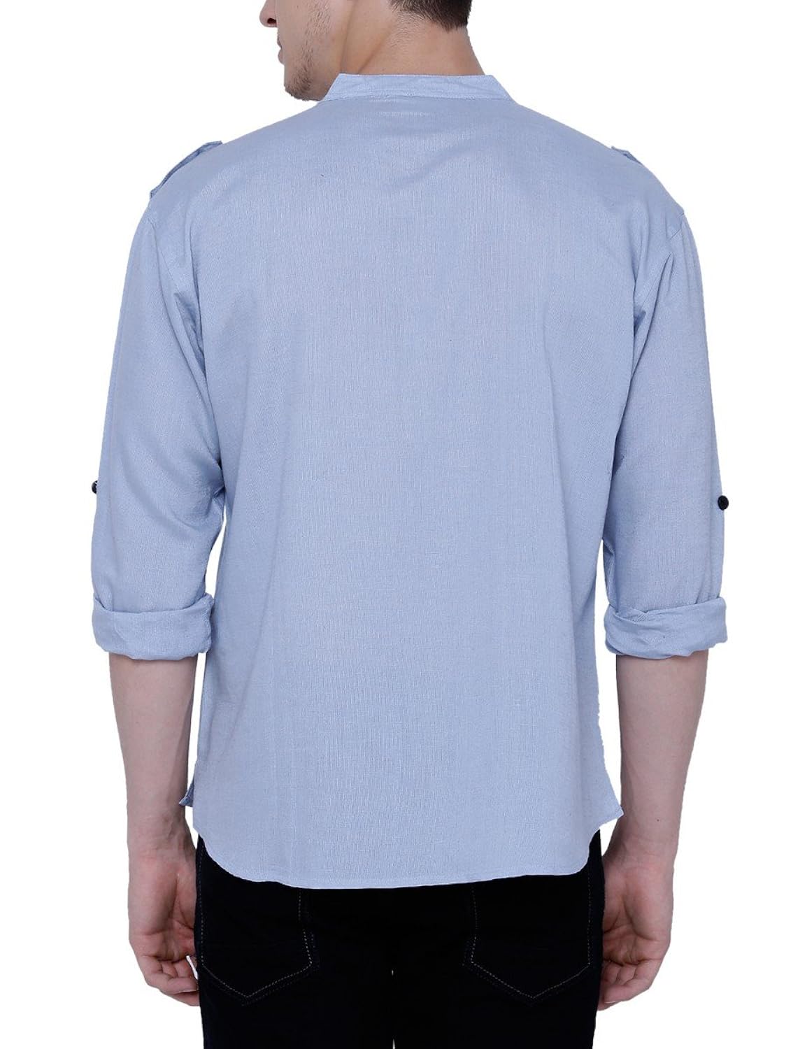 svanik men's mid thigh rayon kurta