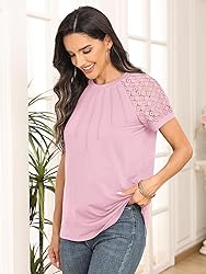 AUTOMET Womens Summer Tops Spring Shirts Trendy