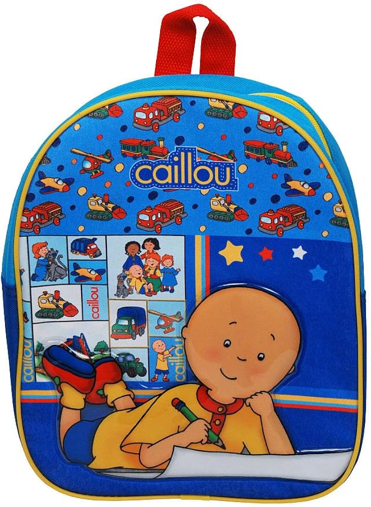 Caillou Large Backpack Childrens School Caillou Large Backpack Childrens School