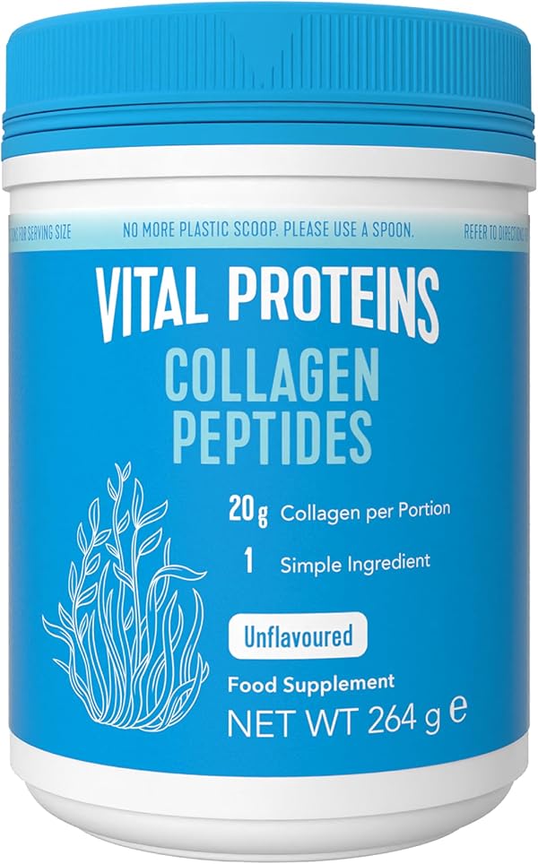 Vital Proteins Collagen Peptides 264g – Reine Kollagen-Peptide – schöne Haut, Haare & Nägel – geschmacksneutral – optimale Löslichkeit – hydrolysiertes Kollagen Typ 1 & 3