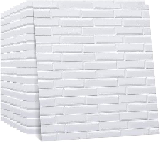 Amazon Com 3d Wall Panels Faux Foam Wallpaper Self Adhesive