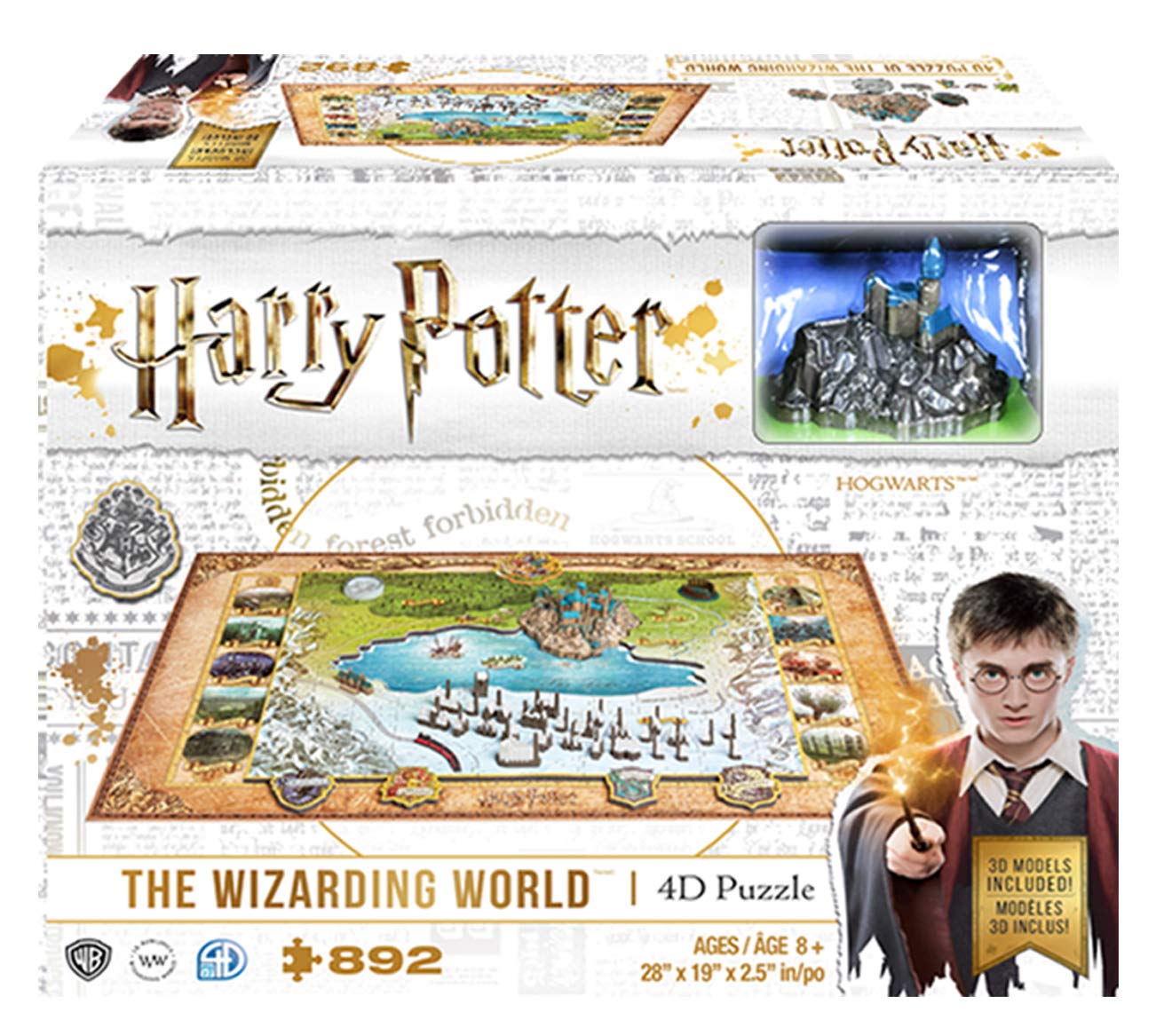 4D Cityscape Harry Potter Puzzle (892 pieces)