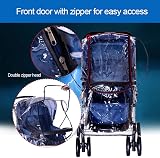 nuosen Universal Baby Stroller Rain Cover for Pushchair Pram 86x55cm view 7