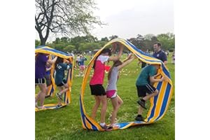 KINDEN Teamwork Games Group Learning Activity Fun Playing Run Mat for Kids and Adults Field Day Game
