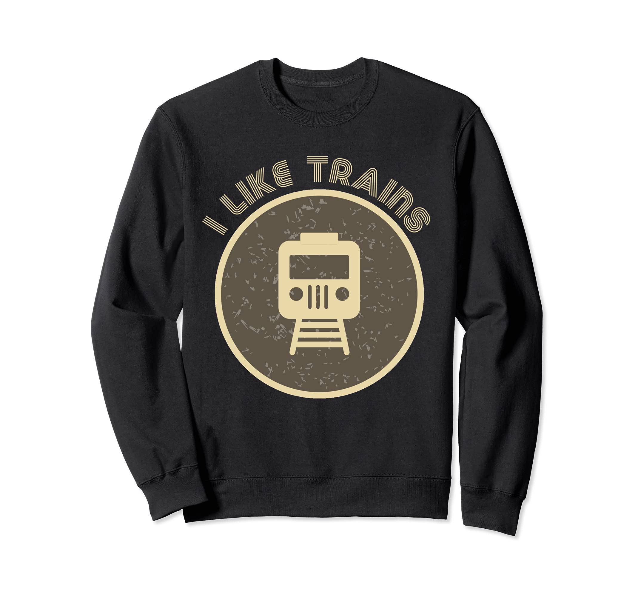 Model Train Collector Railfan Railroad Kids I Like Trains Sweatshirt