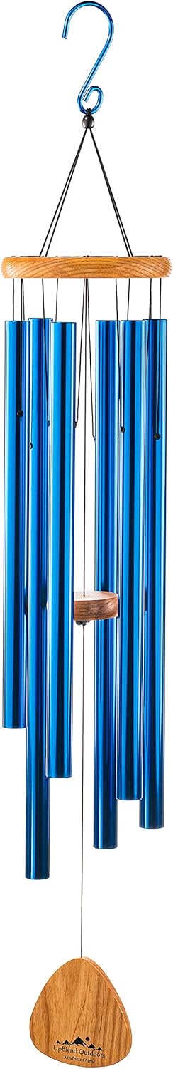 UpBlend Outdoors Wind Chimes for People who Like Their Neighbors 2 - an Amazing Addition to a Patio, Porch, Garden, or Backyard - 29" Total Length. : Garden & Outdoor