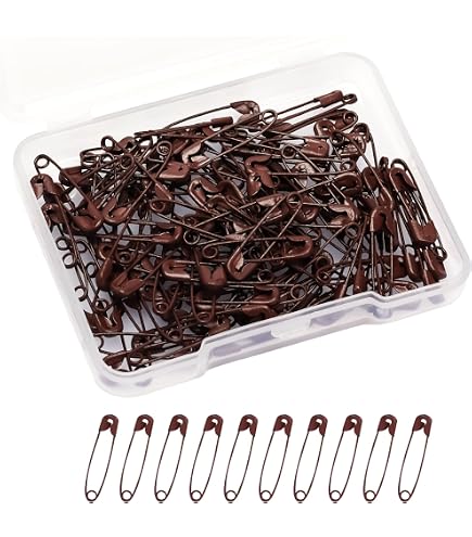 200 Small Safety Pins - Vintage Brass Safety Pins - 3/4 Inch