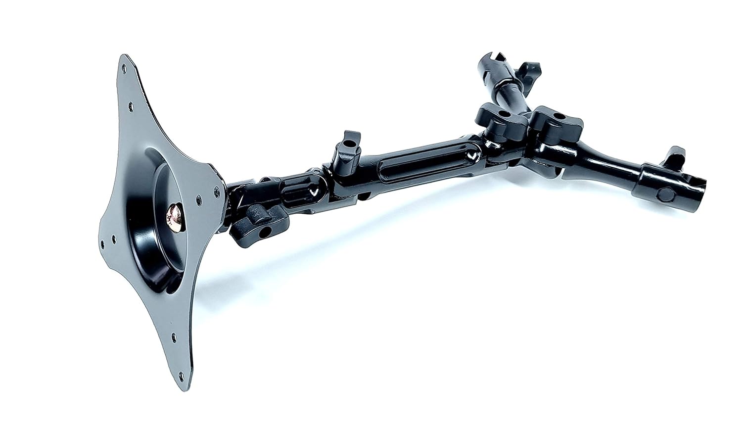 All sturdy aluminum alloy metal short length type TV/Monitor headrest