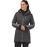 Kerrits Women's Point to Point Insulated Equestrian Winter Jacket – Long, Warm, Puffy Coat For Horse Riding, Removable Hood