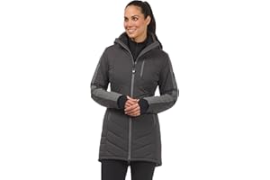 Kerrits Women's Point to Point Insulated Equestrian Winter Jacket – Long, Warm, Puffy Coat For Horse Riding, Removable Hood
