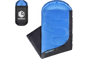 Backpacking Sleeping Bag – Lightweight Warm & Cold Weather Sleeping Bags for Adults, Kids & Couples – Ideal for Hiking, Campi