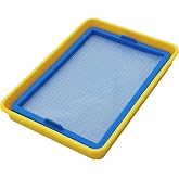 Worown Plastic Paper Making Frame Kit, Papermaking Mould, 5 x 7 Inch Screen for DIY Paper Making