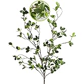 Artificial Plant 43.3 Inch Green Branches Leaf Shop Garden Office Home Decoration (2 pcs)