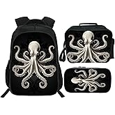 Kids Backpack School Bookbag 16inch Schoolbag With Lunch Box Bag And Pencil Case Set For Boys Girls