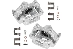 KUSATEC 19B6447 19B6446 Rear Disc Brake Caliper with Bracket fit for Honda Odyssey 2011-2017; Both Left and Right side