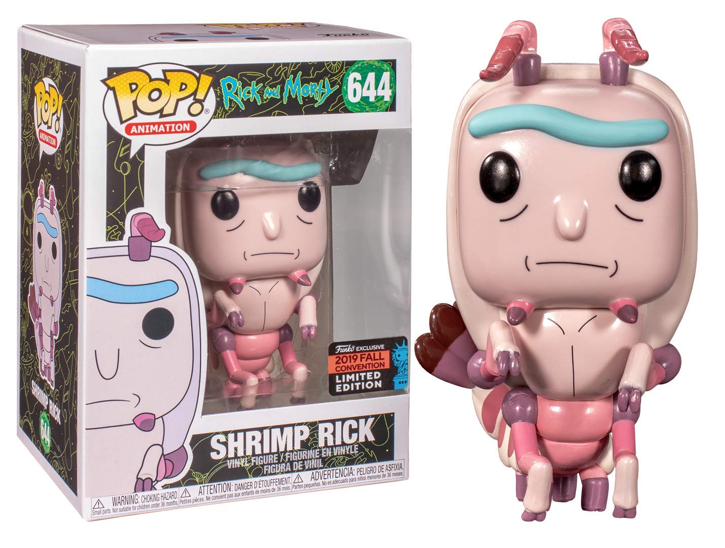 Funko Pop! Animation: Rick and Morty - Shrimp Rick (NYCC 2019 Exclusive) #644