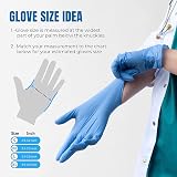 PRAIMA Powder Free Nitrile Gloves Food Grade 100 Count X-Large Blue view 4