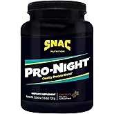 SNAC Pro-Night Quality Protein Blend for Nighttime Muscle Recovery, Chocolate