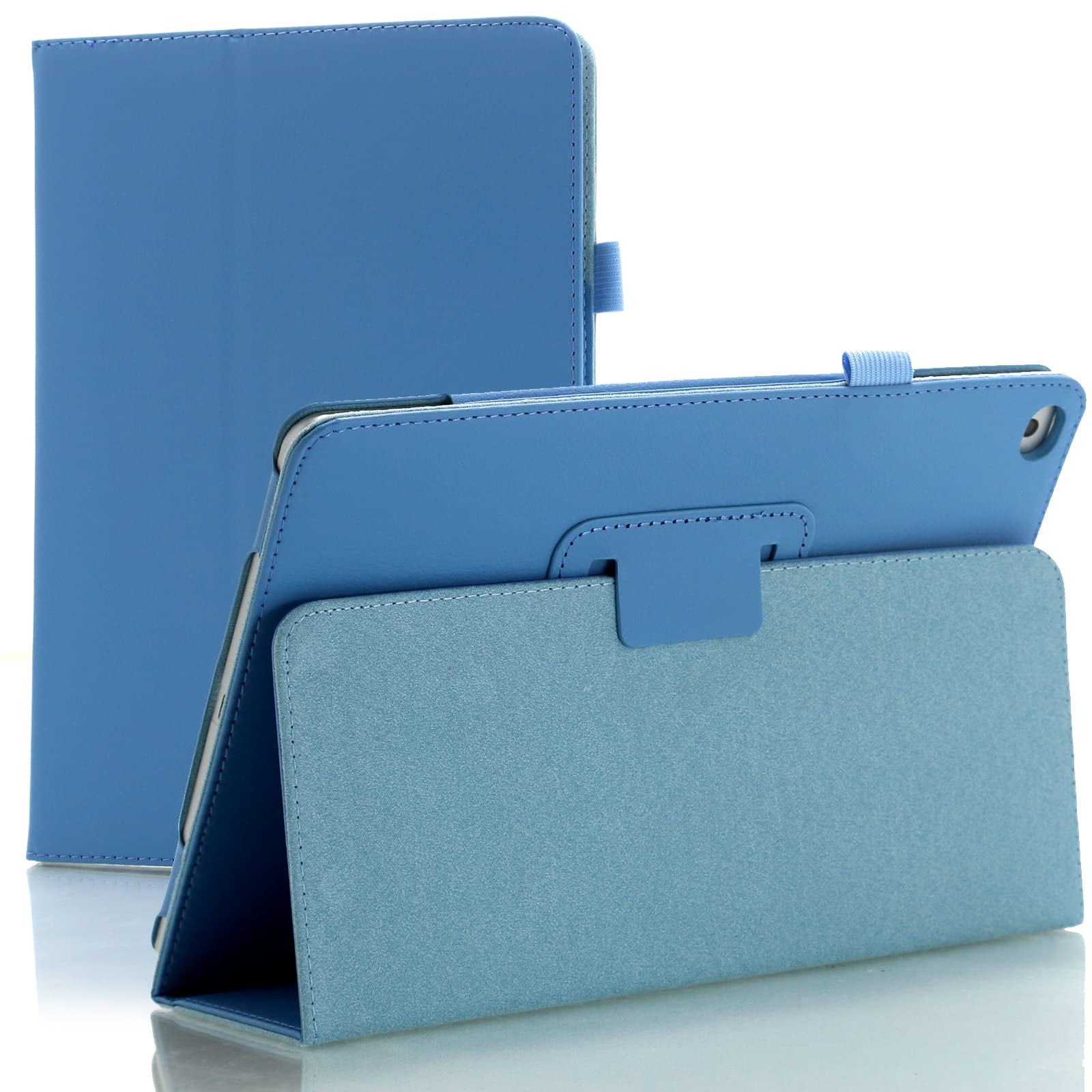 Leather Flip Stand Case for Apple iPad Air 1 (2013) Air 2 (2014) 9.7 5th Gen (2017) 6th Generation (2018) (Aqua) โ image 1