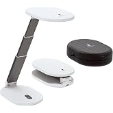 Daylight Company Foldi Go Lamp, Table Lamp, Craft Lamp, Lightweight, Crafting, Painting, Sewing, CRI of Over 95 with Carry Case, White