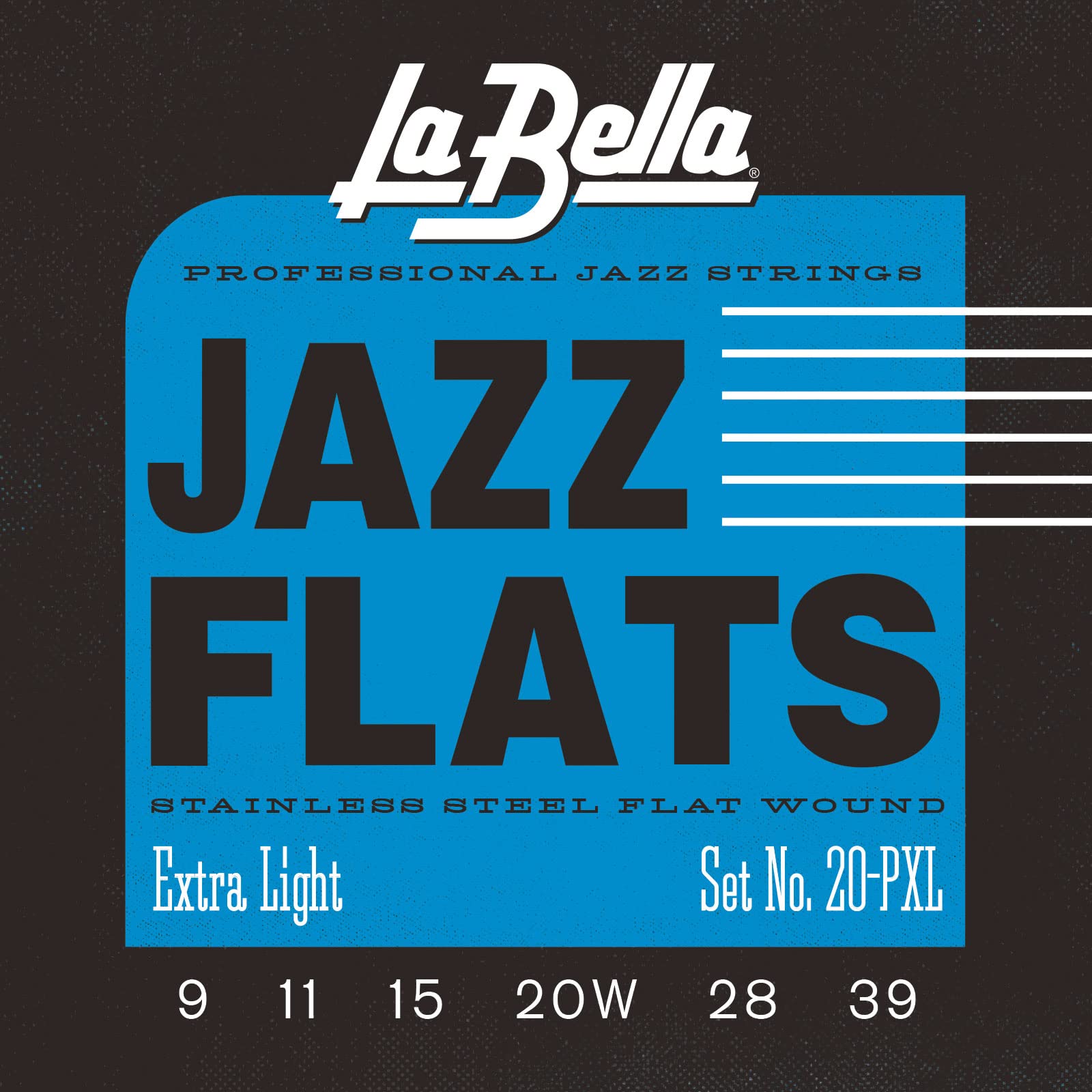 La Bella Jazz Flats Stainless Steel-20PXL 009/039