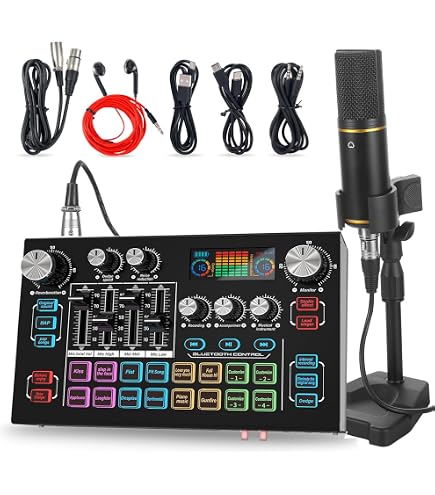 Amazon.com: RHM X7 Podcast Equipment Bundle, 48V Phantom Power