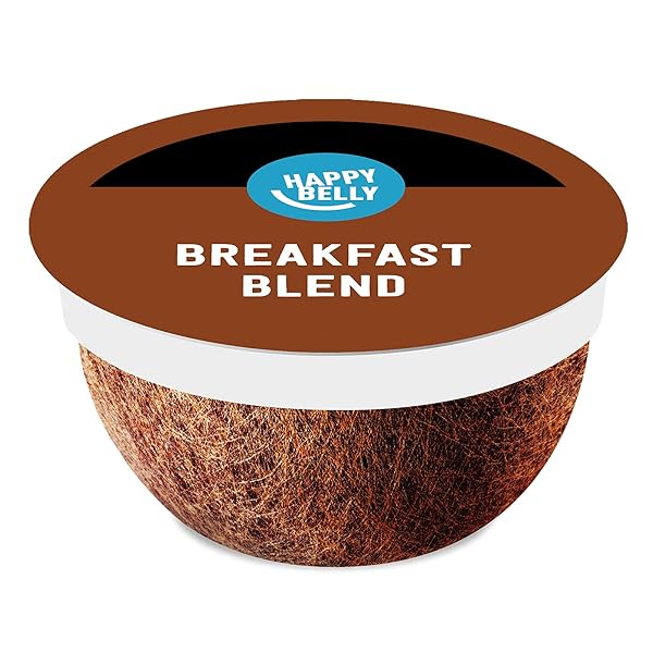 AMAZON BRAND – HAPPY BELLY BREAKFAST BLEND COMPOSTABLE...