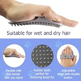 D.A.Y. Republic Dog Grooming Rubber Pet Mitt Adjustable Strap 4 Size fits view 3