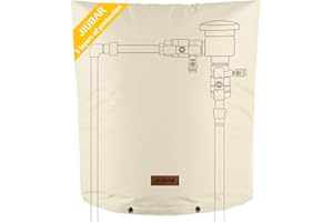 JIUBAR Backflow Preventer Cover Insulated Pouch -JIUBRA 24" W x 30" H Outdoor Pressure Reducing Value Cover ,Winter Water Sprinkler Valve Cover Insulated ,Well Pump Covers Protects from Severe Snow.