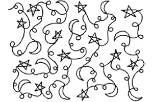 Quilting Creations Stars and Moons Quilt Stencil