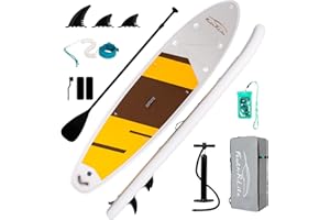 FEATH-R-LITE Inflatable Stand Up Paddle Board 10'x30''x6'' Ultra-Light (16.7lbs) SUP with Paddleboard Accessories