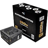 AeroCool Integrator 850W Power Supply, 80 Plus Bronze, Up to 85% + Efficiency, 12 cm Black Fan, For Gamers & System Integrators - Black