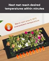 HBN Seedling Heat Mat 10"x20" Waterproof for Germination & Greenhouse view 8