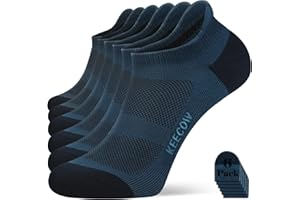 KEECOW Performance Comfort No Show Ankle Cushioned Socks for Men & Women, Athletic, Tab, Short, Running, Outdoor