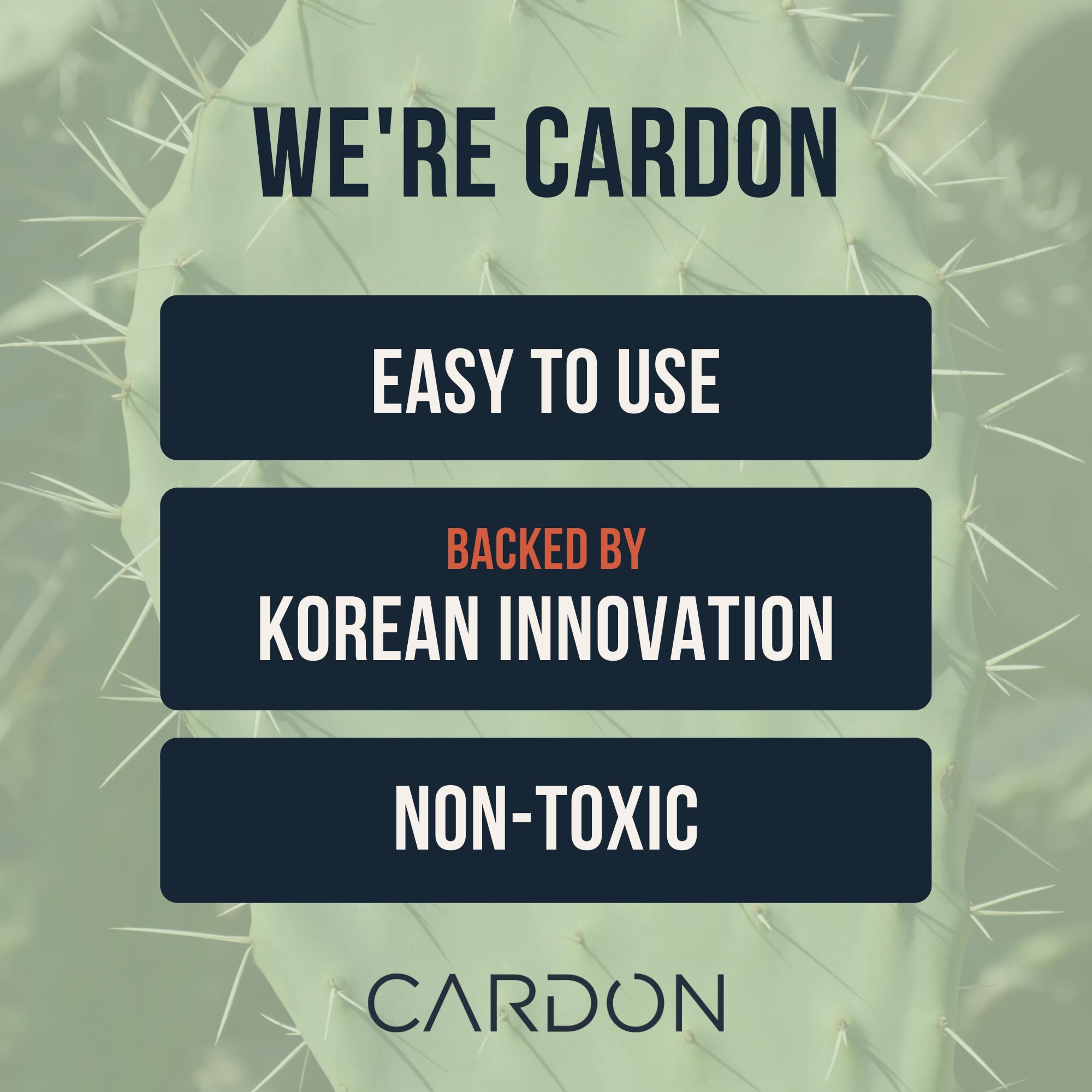 Cardon | Anti-Aging Face Moisturizer for Men | Korean Skincare Facial Lotion | Hydro Boost Gel | Healing Cactus Extract, Reduce Wrinkles, Repair Acne Scars | Ultra Light Face Cream (1 CT)