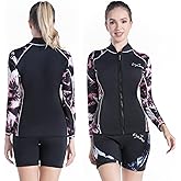 LayaTone Wetsuits Adults 3mm Neoprene Suits Diving Tops Women Men