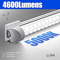 Barrina LED Shop Lights, 3FT 30W 4600LM