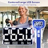Handexer Digital Grip Strengthener 120kg 265lb Backlit LCD Strength Tester view 4