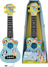 HTI Blueys My 1st Guitar Toy Ukulele 4 Nylon Strings 3+ Kids Gift view 1